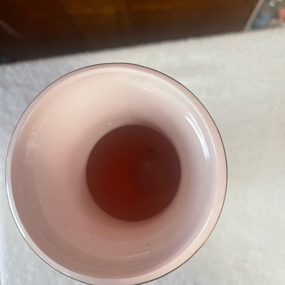 Vintage pink japan vase